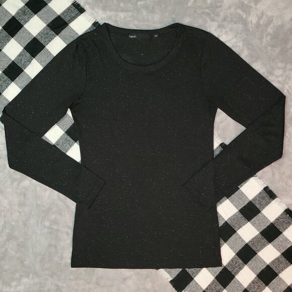 ❄️ S | Kersh | Rainbow Speckled Long Sleeved T-Shirt - Picture 1 of 5